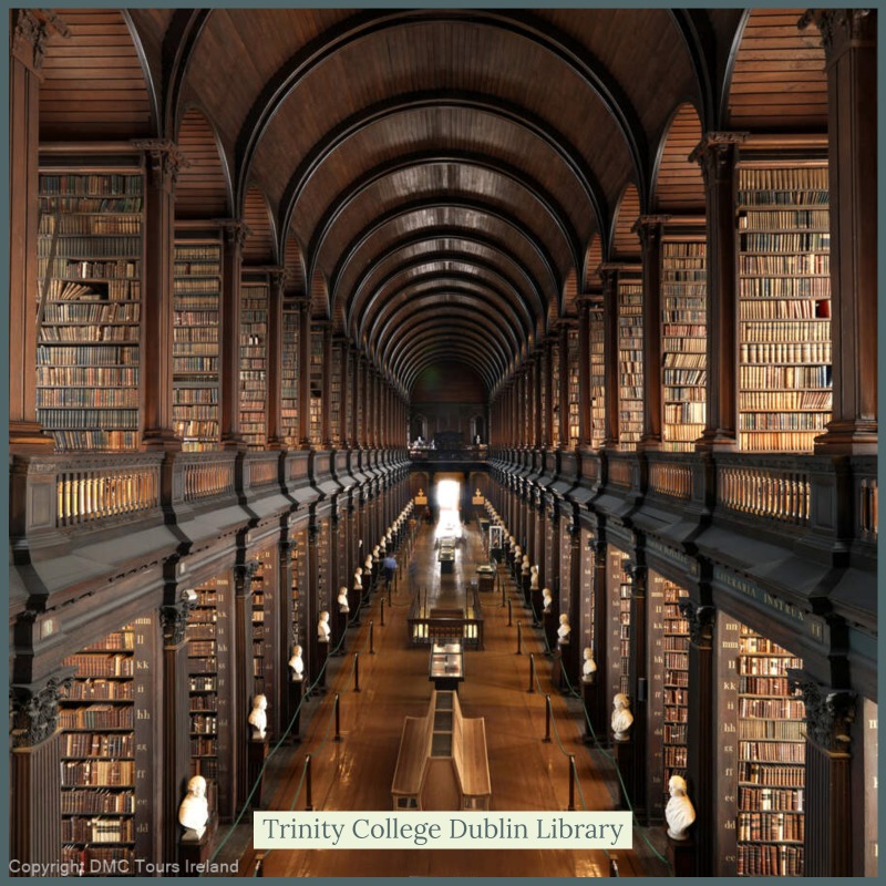 Book of Kells and Trinity College Dublin Library